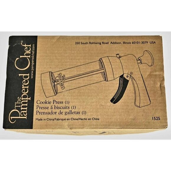 NIB PAMPERED CHEF COOKIE PRESS - Picture 7 of 7